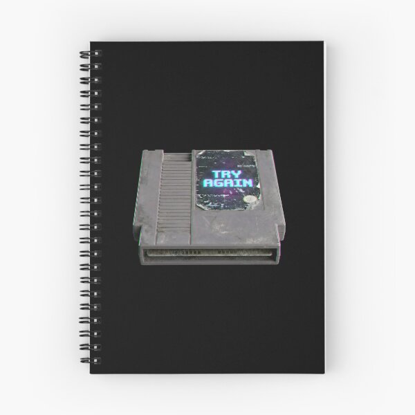 Item preview, Retro Game Cartridge Glitch - Try Again 90s Aesthetic designed and sold by Finik-store.