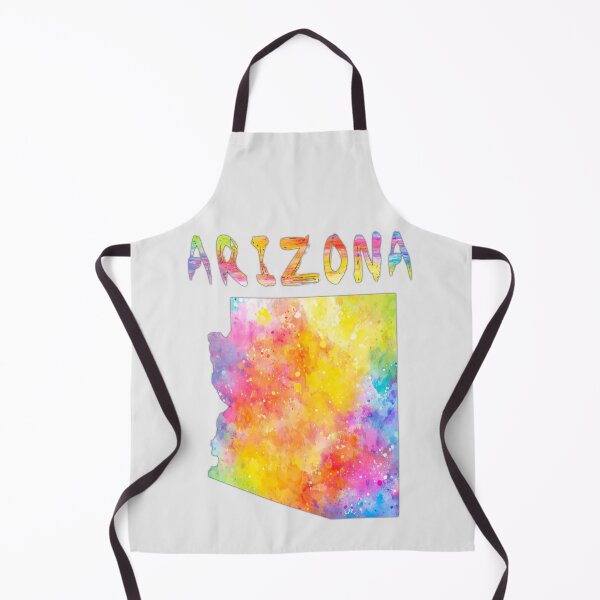 Item preview, Arizona Watercolor Splash Map - Vibrant & Artsy State Outline designed and sold by mashmosh.