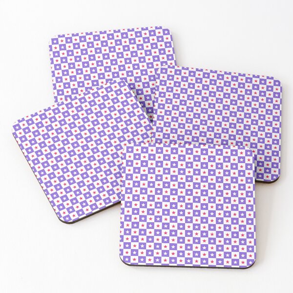 Item preview, Elegant Purple Modern Checkerboard Abstract Geometric Shape Pattern designed and sold by RoyalStarsPatts.