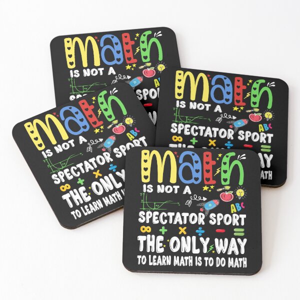 Item preview, Fun Bright Math Is Not A Spectator Sport Teacher Design designed and sold by Nocturnal-Vines.