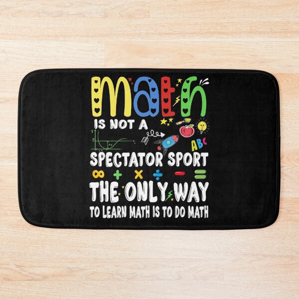 Item preview, Fun Bright Math Is Not A Spectator Sport Teacher Design designed and sold by Nocturnal-Vines.
