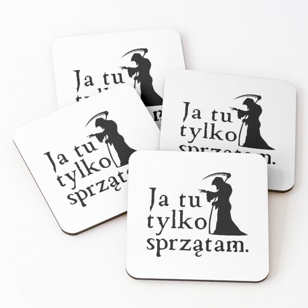 Item preview,  Ja Tu Tylko Sprzątam  Funny Polish Quote designed and sold by Anniko Art Studio.