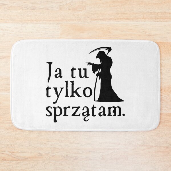 Item preview,  Ja Tu Tylko Sprzątam  Funny Polish Quote designed and sold by Anniko Art Studio.