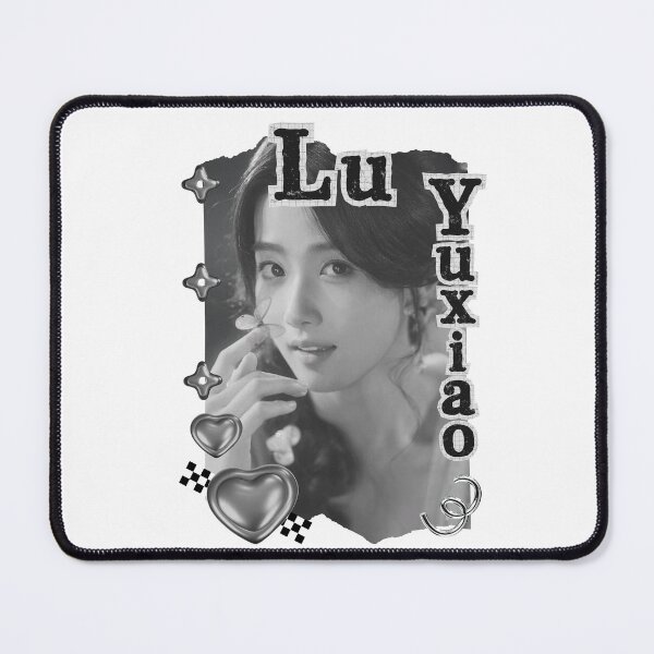 Item preview, Lu Yuxiao (卢昱晓) Chinese Actress Art Chinese Celebrity Illustration Black and White Collage Digital Art Portrait designed and sold by AJUNICE STUDIO.