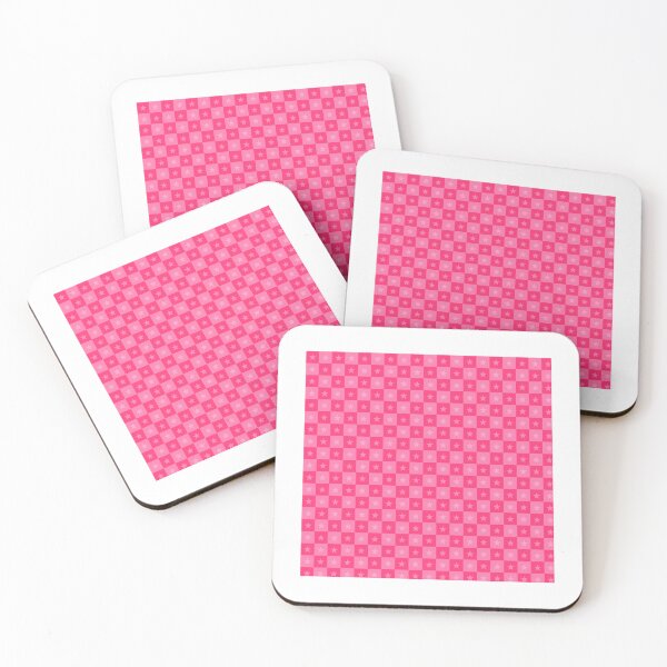 Item preview, Unique Pink Checkered Classic Vibes Abstract Geometric Shape Pattern designed and sold by RoyalStarsPatts.