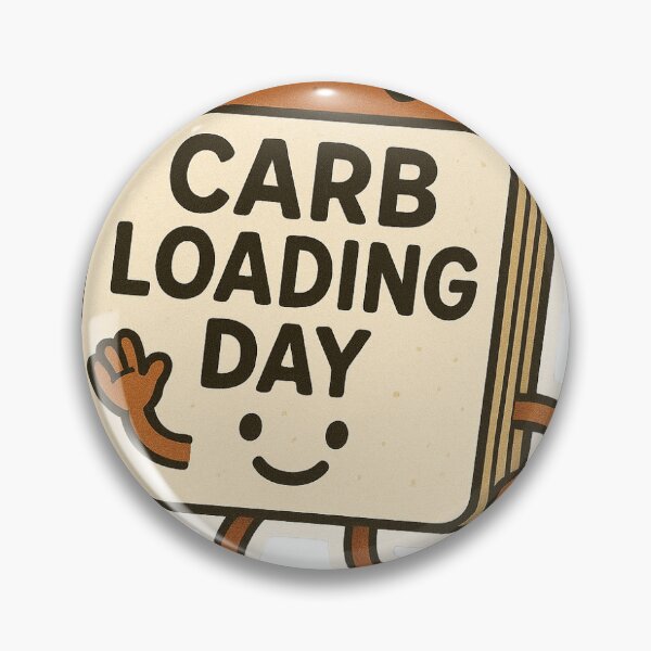 Item preview, A calendar page saying “Carb Loading Day.” designed and sold by STICKERS FOR SALE NOW.