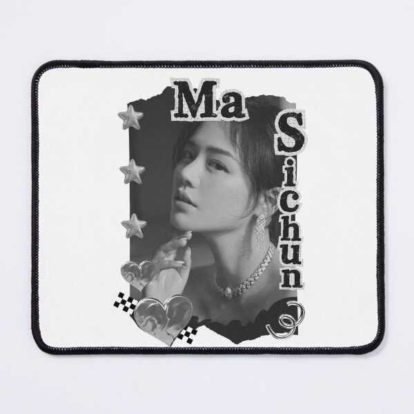 Item preview, Ma Sichun (马思纯) Chinese Actress Art Chinese Celebrity Illustration Black and White Collage Digital Art Portrait designed and sold by AJUNICE STUDIO.