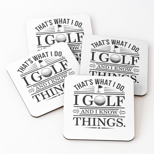 Item preview, That’s What I Do I Golf and I Know Things – Funny Golf Shirt designed and sold by apowers6.