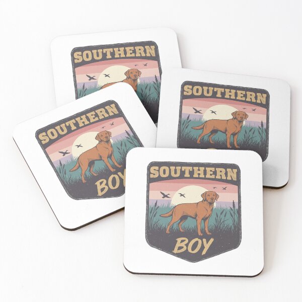 Item preview, Southern Boy Labrador Retriever Hunt Vintage Sunset Tee designed and sold by Merchifyme2000.