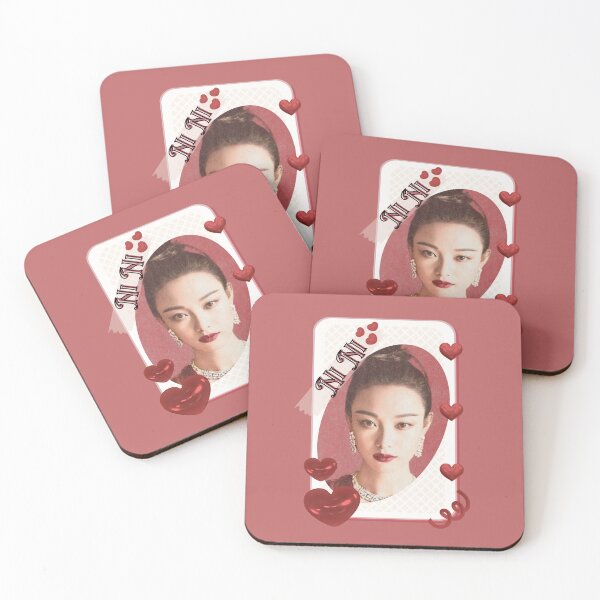 Item preview, Ni Ni (倪妮) Portrait Chinese Actress Art Chinese Celebrity Illustration portrait illustration Red Aesthetic Collage Design designed and sold by AJUNICE STUDIO.