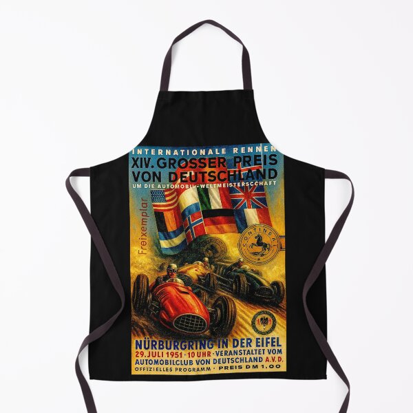 Item preview, Nurburgring 1951 little variation vintage poster designed and sold by Helios Be. Lavsh.