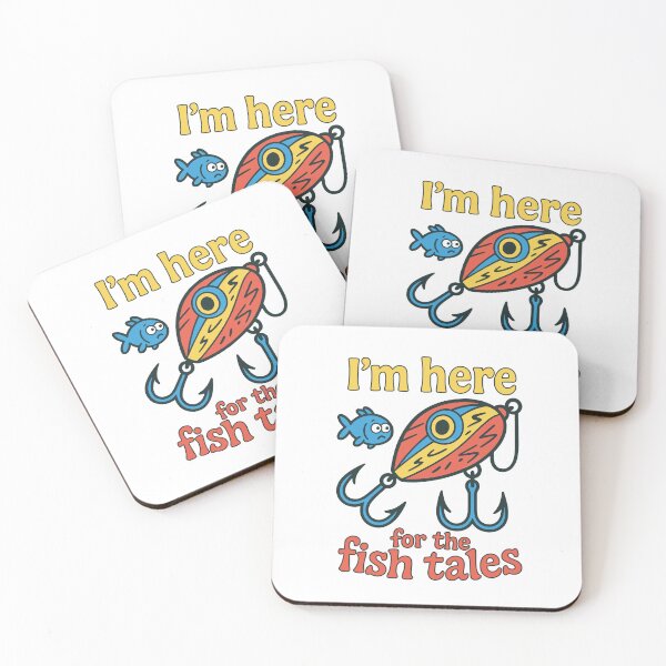 Item preview, I’m Here for the Fish Tales designed and sold by SnappyPNG.