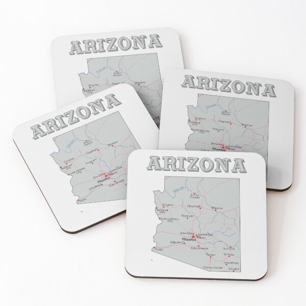 Item preview, Vintage Arizona Map Graphic Tee | Desert State City Road Trip designed and sold by mashmosh.