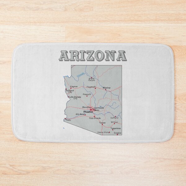 Item preview, Vintage Arizona Map Graphic Tee | Desert State City Road Trip designed and sold by mashmosh.