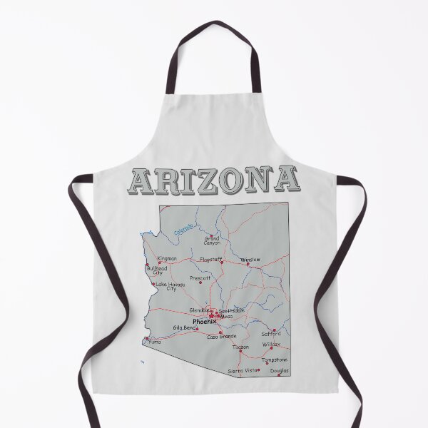Item preview, Vintage Arizona Map Graphic Tee | Desert State City Road Trip designed and sold by mashmosh.