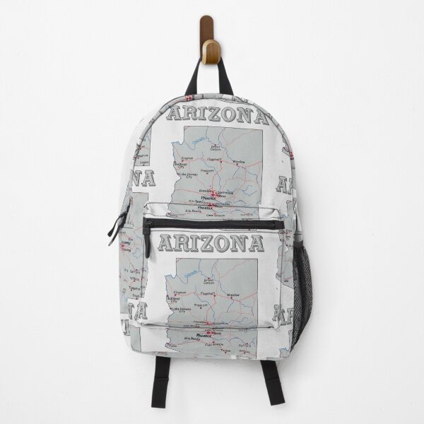 Item preview, Vintage Arizona Map Graphic Tee | Desert State City Road Trip designed and sold by mashmosh.