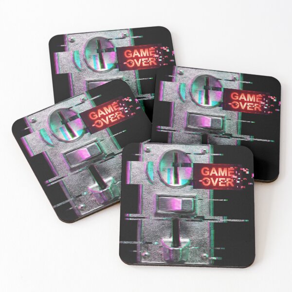 Item preview, Arcade Coin Slot Glitch - Game Over Insert Coin Aesthetic designed and sold by Finik-store.