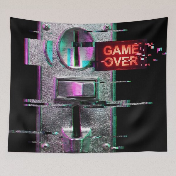 Item preview, Arcade Coin Slot Glitch - Game Over Insert Coin Aesthetic designed and sold by Finik-store.