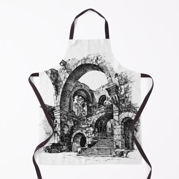 Item preview, The gate that forgot the sky, ink on paper, A3, 2025 designed and sold by oanaunciuleanu.