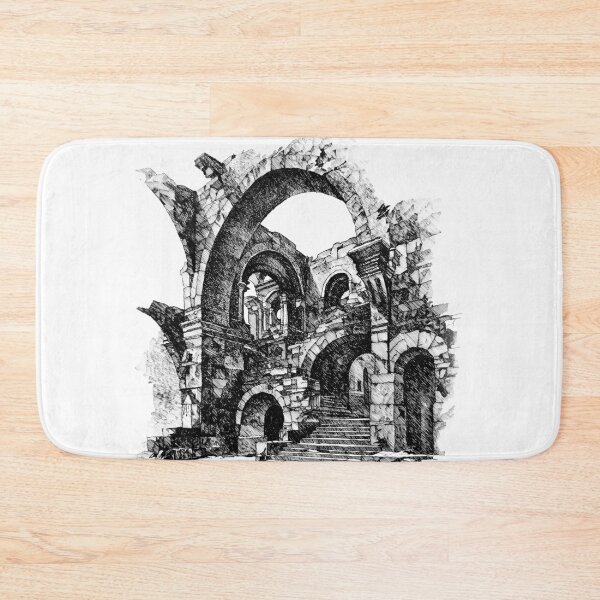 Item preview, The gate that forgot the sky, ink on paper, A3, 2025 designed and sold by oanaunciuleanu.