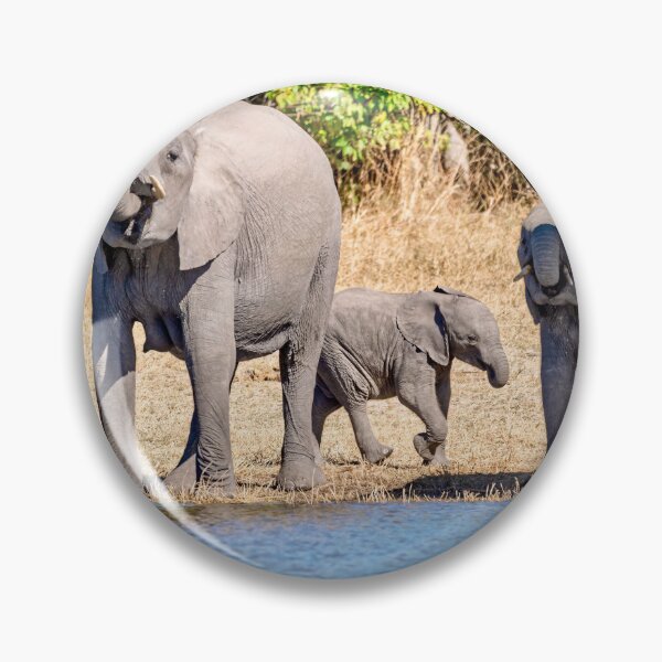 Item preview, Khwai Elephant Nursery At The Rivers Edge designed and sold by DavideAntoniani.