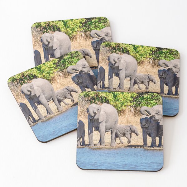 Item preview, Khwai Elephant Nursery At The Rivers Edge designed and sold by DavideAntoniani.