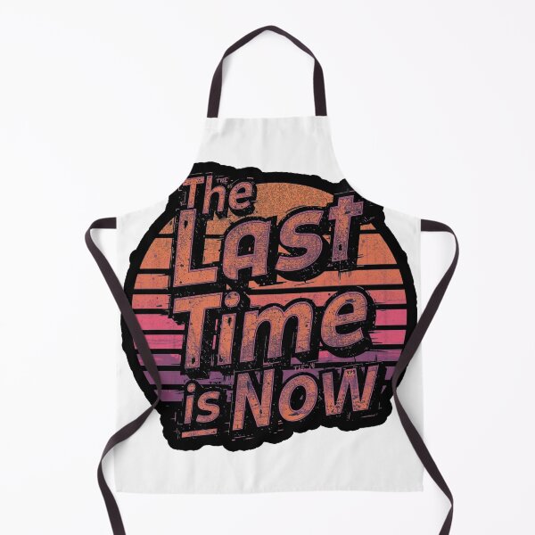 Item preview, The Last Time Is Now Retro Sunset T-Shirt designed and sold by ANOMIC ⭐⭐⭐⭐⭐.