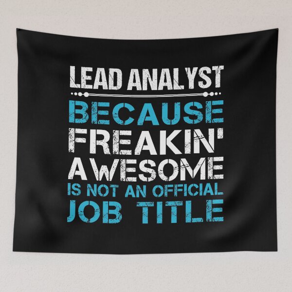 Item preview, Lead Analyst designed and sold by hzibfldecjq42.
