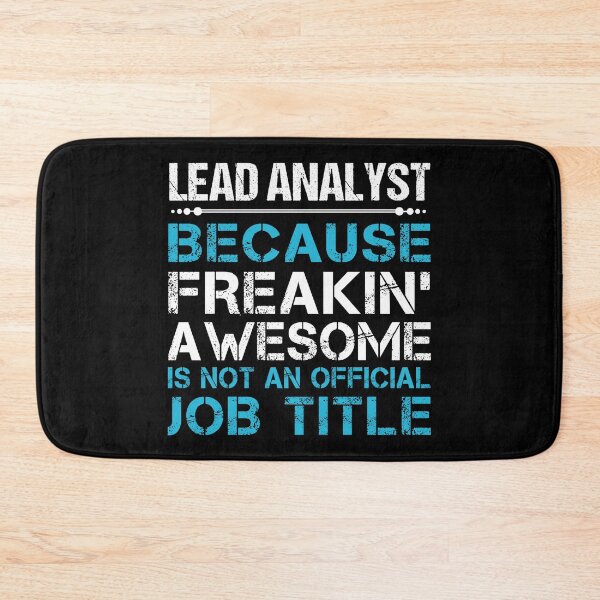 Item preview, Lead Analyst designed and sold by hzibfldecjq42.