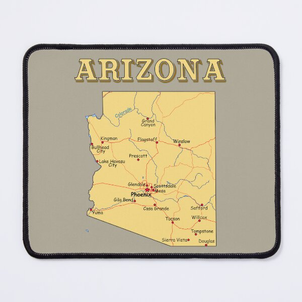 Item preview, Vintage Arizona Map: Grand Canyon State Road Trip & City Guide designed and sold by mashmosh.