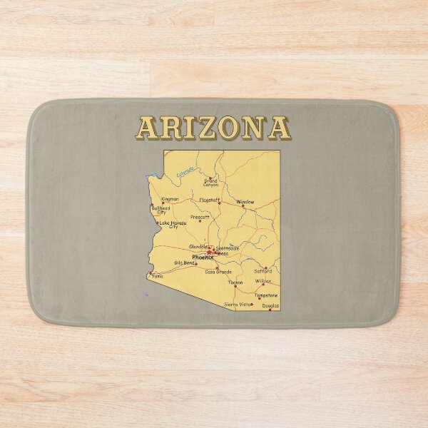Item preview, Vintage Arizona Map: Grand Canyon State Road Trip & City Guide designed and sold by mashmosh.