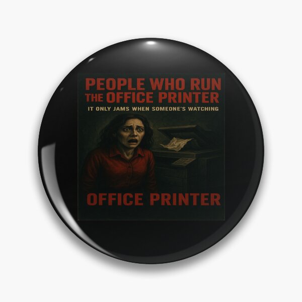 Item preview, Office Printer Horror – It Only Jams When Someone’s Watching designed and sold by POD DYNASTY.