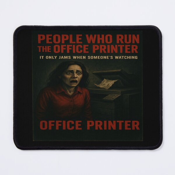 Item preview, Office Printer Horror – It Only Jams When Someone’s Watching designed and sold by POD DYNASTY.