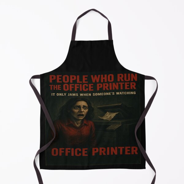 Item preview, Office Printer Horror – It Only Jams When Someone’s Watching designed and sold by POD DYNASTY | Original Print On Demand T-Shirt Graphics.