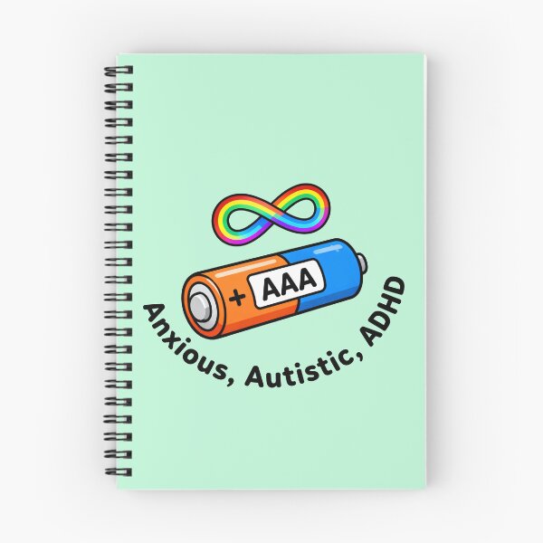Item preview, AAA Battery - Anxious, Autistic, ADHD designed and sold by Vkinsify.