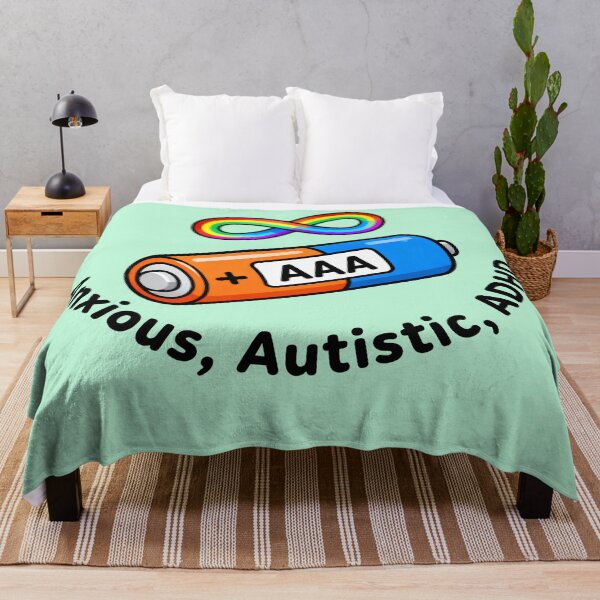 Item preview, AAA Battery - Anxious, Autistic, ADHD designed and sold by Vkinsify.
