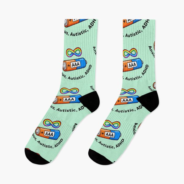 Item preview, AAA Battery - Anxious, Autistic, ADHD designed and sold by Vkinsify.