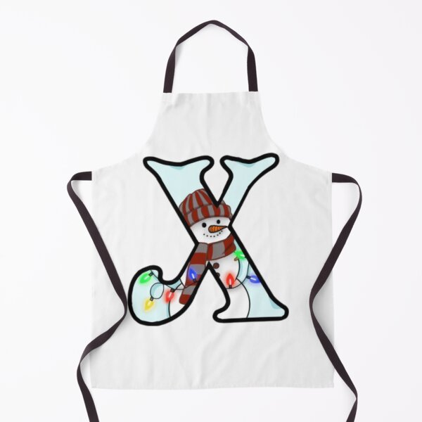 Item preview, Holiday themed letter X designed and sold by Artistkhg.