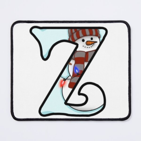 Item preview, Holiday themed letter Z designed and sold by Artistkhg.