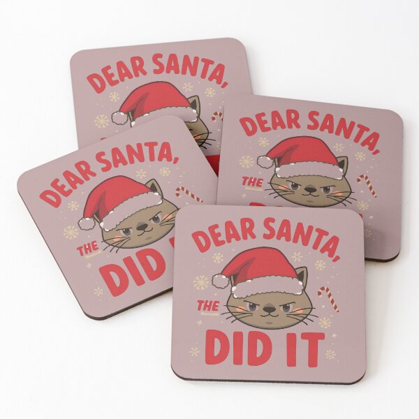 Item preview, Dear Santa, The Cat Did It – Funny Christmas Cat Design designed and sold by EchopawCo.