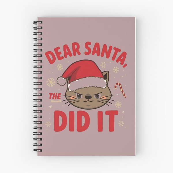 Item preview, Dear Santa, The Cat Did It – Funny Christmas Cat Design designed and sold by EchopawCo.