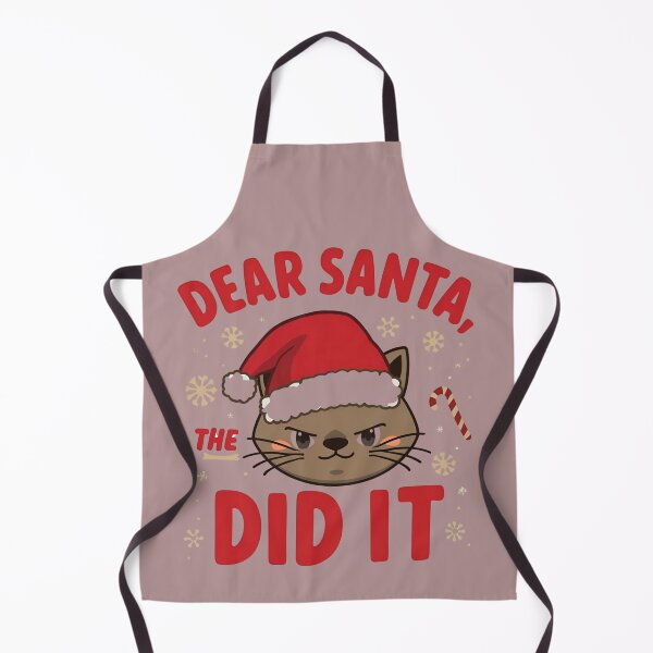 Item preview, Dear Santa, The Cat Did It – Funny Christmas Cat Design designed and sold by EchopawCo.