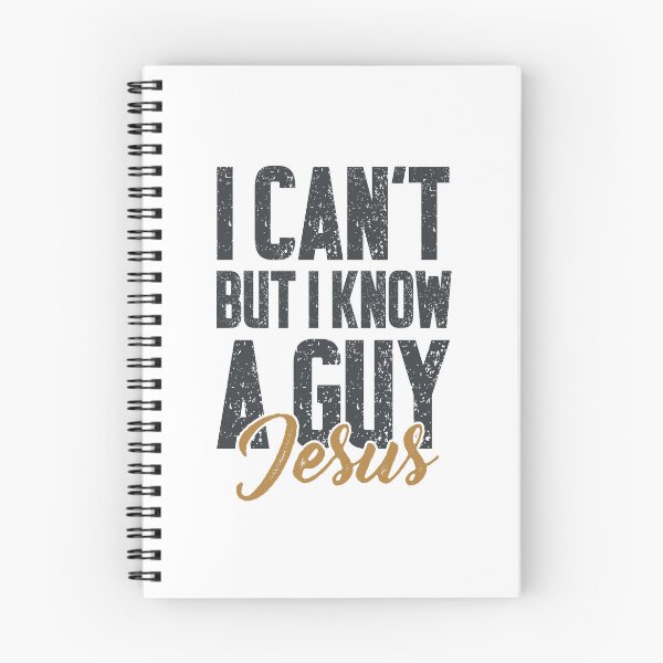 Item preview, I can't but I know a guy Jesus  designed and sold by Print-Panda.