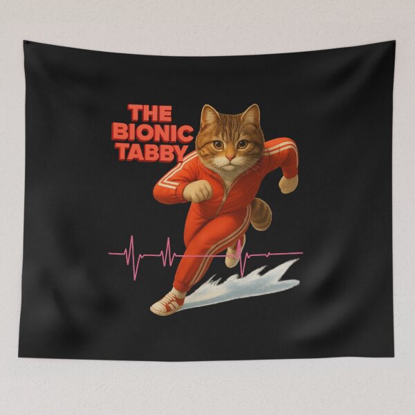 Item preview, Bionic Tabby designed and sold by Cats and Other Things.