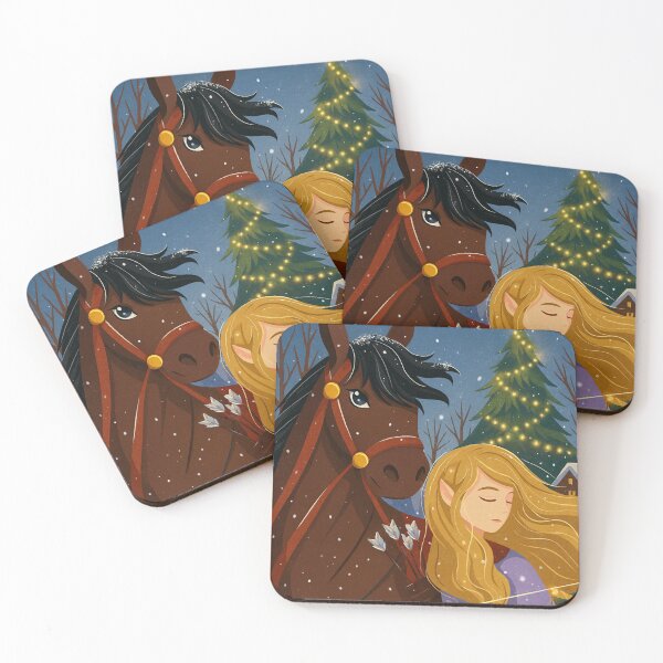 Item preview, Christmas Archer Girl Art designed and sold by ManiaPopShop.