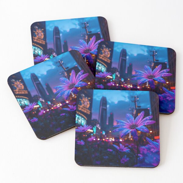 Item preview, Ultraviolet - Glowing Neon Bloom designed and sold by Then & Now Flora.
