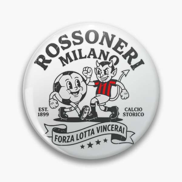 Item preview, Rossoneri Milano Forza Milan Retro Vintage AC Milan designed and sold by Red-since-1892.