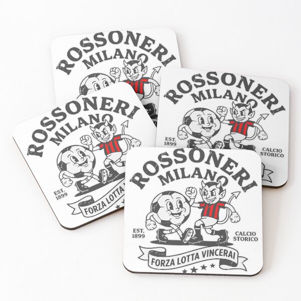 Item preview, Rossoneri Milano Forza Milan Retro Vintage AC Milan designed and sold by Red-since-1892.
