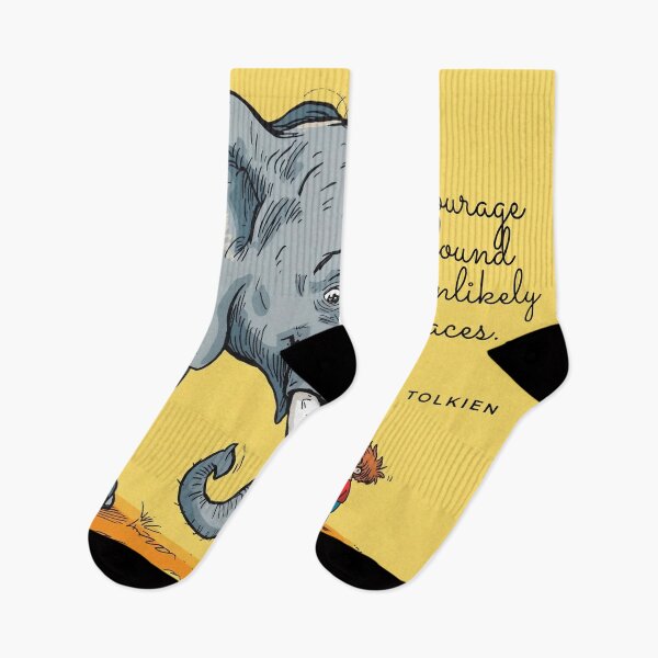 Item preview, Courage Is Found In Unlikely Places: A Gentle Elephant Meets A Curious Boy In An Inspirational Illustration designed and sold by Rue Market.