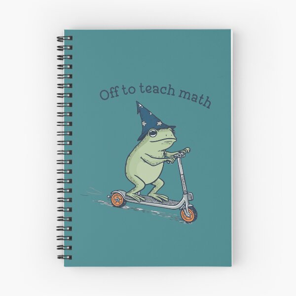 Item preview, Math Teacher Comfort Colors Shirt Algebra Grade Teacher Tshirt Funny Scooter Frog Off To Teach Statistics T-Shirt Christmas Gift Mathematics designed and sold by BANKACEM.STORE.